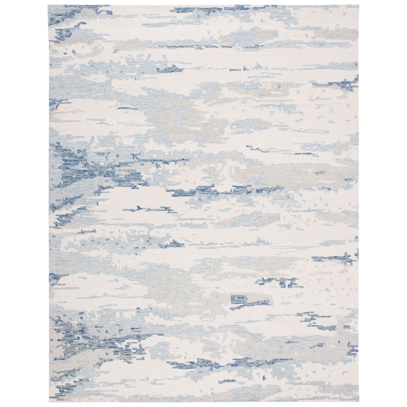 SAFAVIEH Handmade Abstract Kotoko Contemporary Wool Rug
