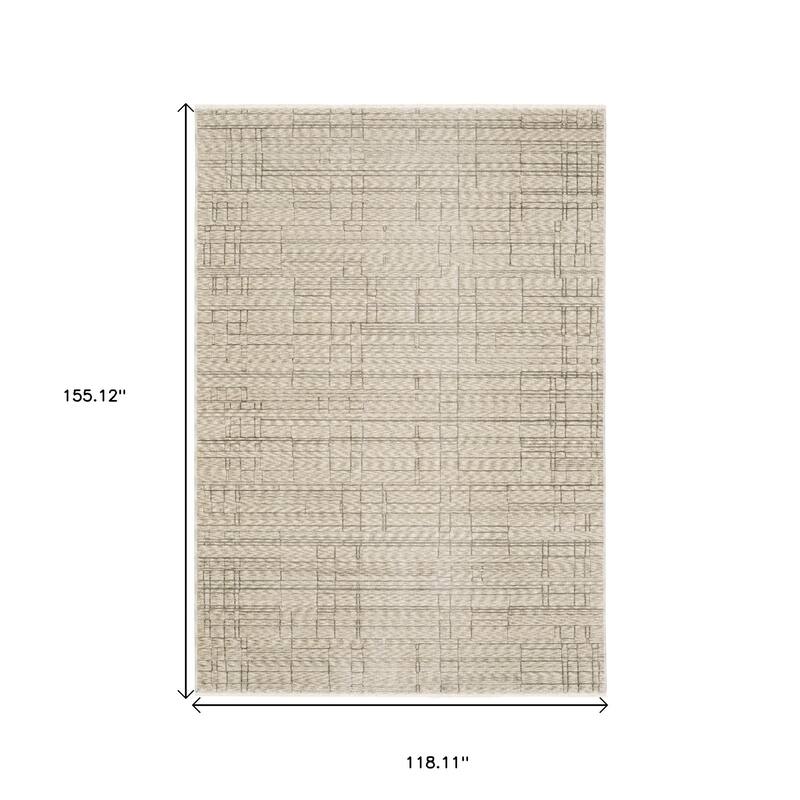 HomeRootsGeometric Industrial Runner Area Rug