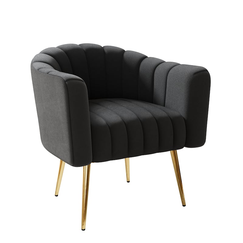 Ouyessir Oversized Modern Upholstered Accent Chair with Tufted Back