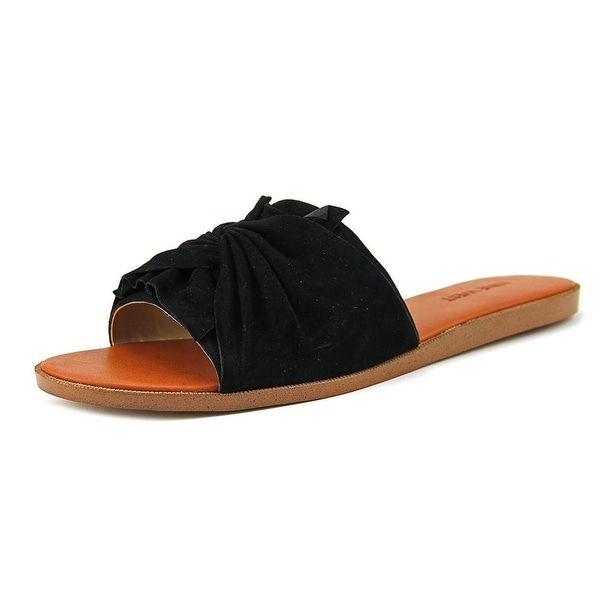 nine west black slides