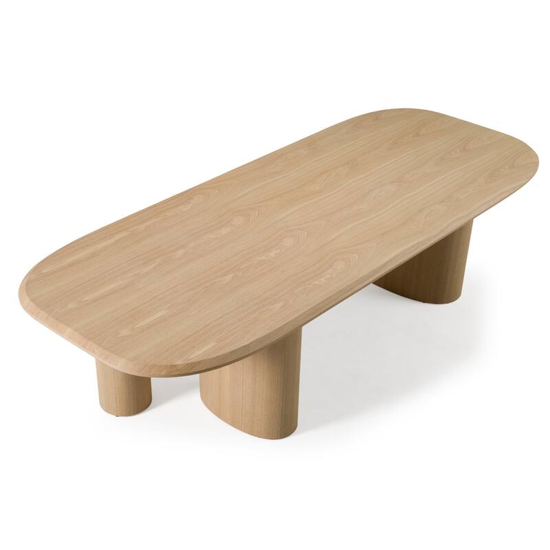 Modrest Summit Modern 118" Natural Ash Dining Table