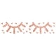 preview thumbnail 2 of 2, RoomMates Gold Eyelash Wall Decals With Glitter