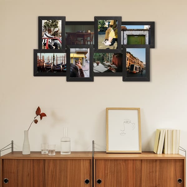 Gallery Design Photo Frame Elegant Black PVC Frame for Memorable