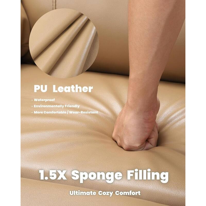 360° Swivel Manual Recliner Chair, with Massage & Remote Control