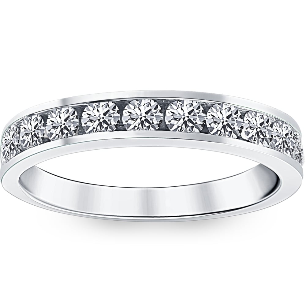 Bliss Diamond 1ct Diamond Wedding Ring White Gold