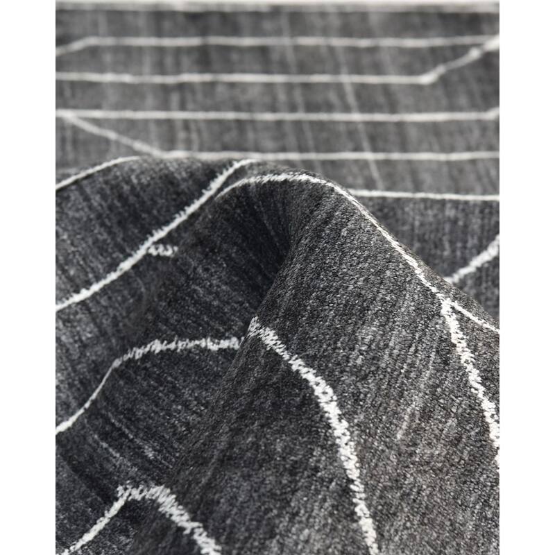 Overton Handmade Modern Contemporary Geometric Area Rug
