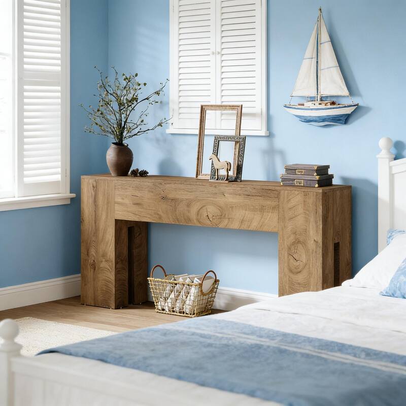 70" Rustic Stylish Wooden Console Table for Living Room and Entryway