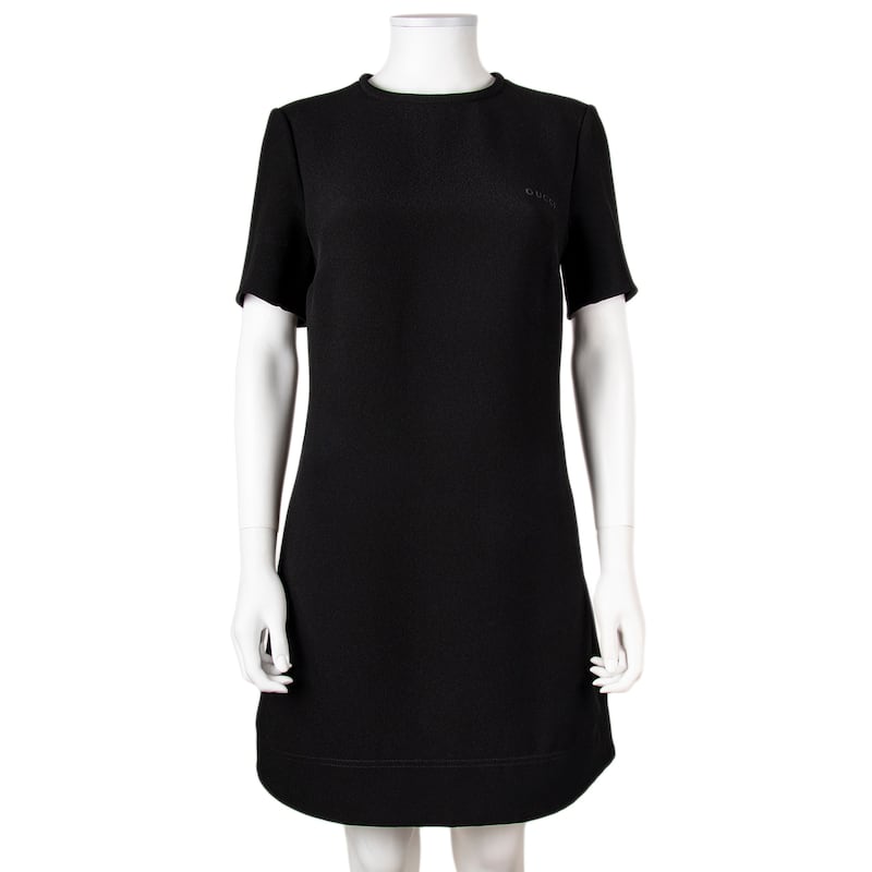 Gucci Silk Crepe Mini Dress - IT 42