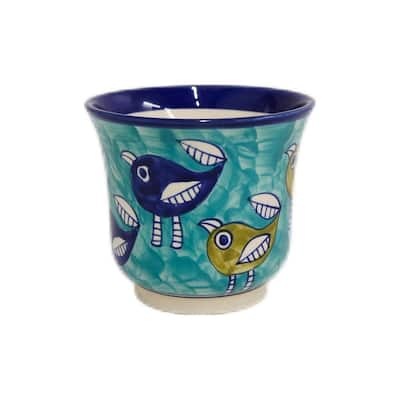 Home&Manor Ceramic Planter Multicolor