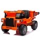 preview thumbnail 41 of 78, 12V Ride-On Dump Truck for Kids, Remote Control, Forward/Reverse, Bluetooth, Ages 3-8 Orange