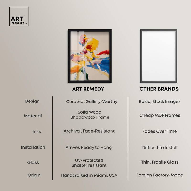 Flippant Bloom I Shadowbox by Art Remedy