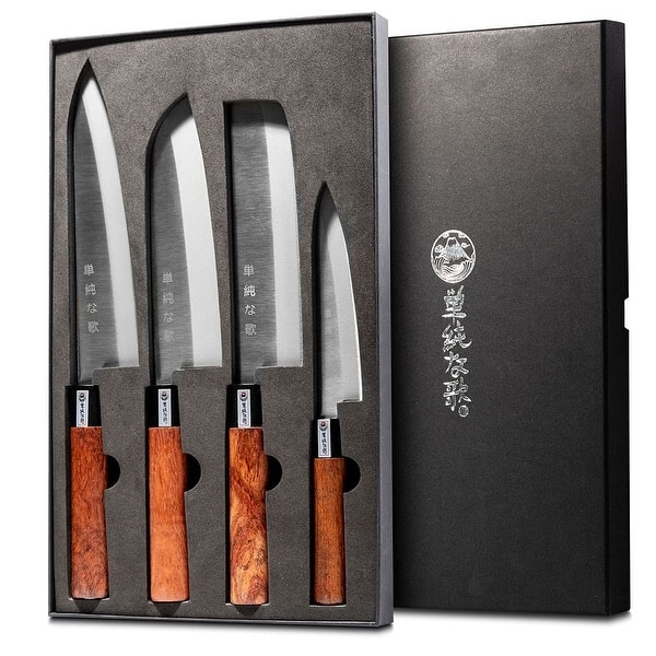 Professional Kitchen Chef Knife Set Premium Gyuto Santoku Nakiri