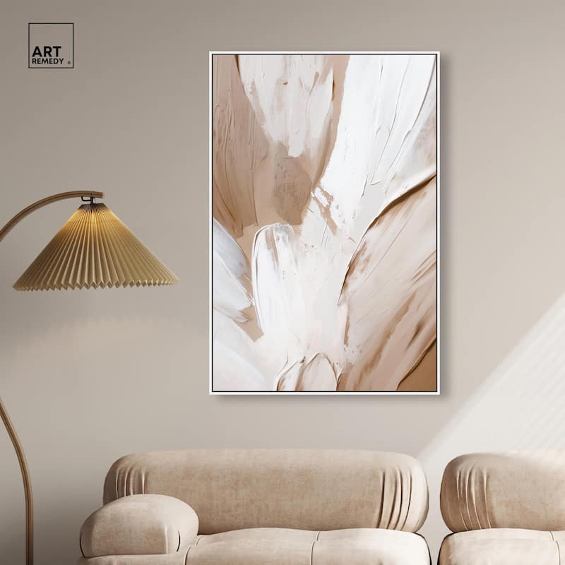 Fawn and Frost Canvas by Art Remedy