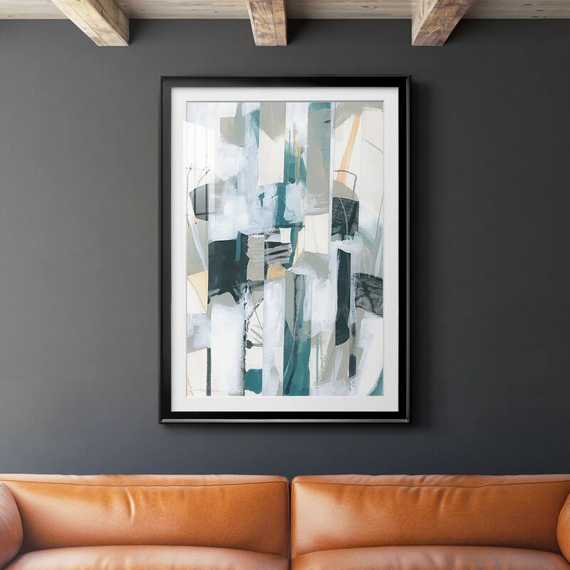 Sea Cavern Strata IV Premium Framed Print - Ready to Hang