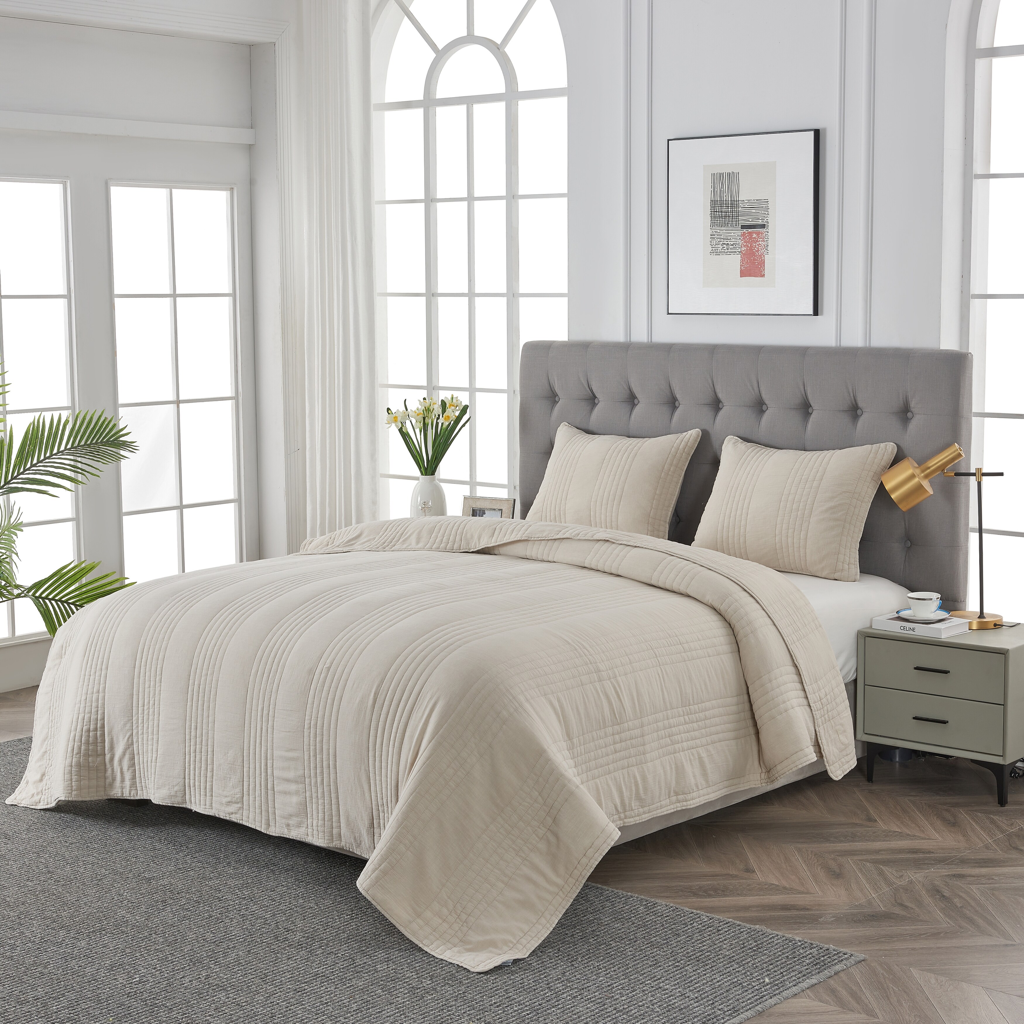 Stonewash Classic Cotton Quilt & Coverlet Set - Picture 37 of 75