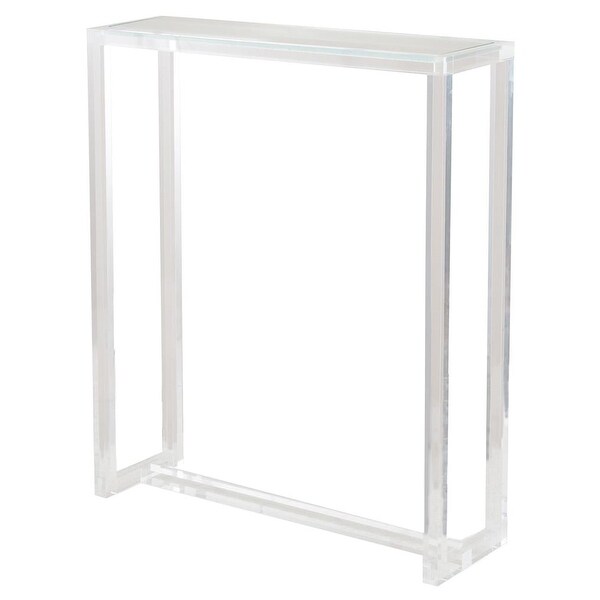 Narrow online acrylic table