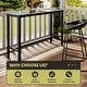 preview thumbnail 31 of 131, Crestlive Products Patio Outdoor Rectangle Bar Table Combinable Pub Table