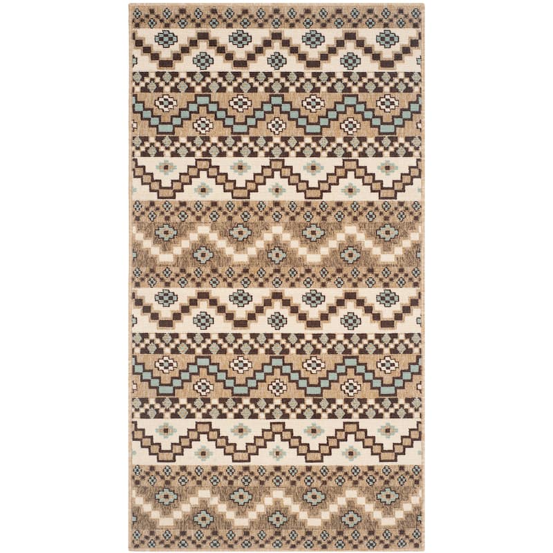 SAFAVIEH Veranda Rudy Indoor/ Outdoor Waterproof Patio Backyard Rug