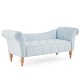 preview thumbnail 5 of 29, Christopher Knight Home - Larkspur Velvet Upholstered 60 Inch Bench with Rolled Arms and Button Tufting