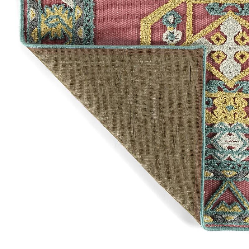 TDW03 Tamara Day Warwick Teal Hand Tufted Indoor Area Rug