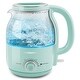 1.2L Adjustable Temperature Electric Honeypot Glass Kettle with Keep ...