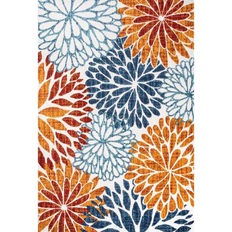 JONATHAN Y Minori Floral Indoor/Outdoor Area Rug