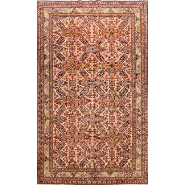 Shop Geometric Anatolian Turkish Area Rug Wool Handmade Home Decor Carpet 6 4 X 9 4 On Sale Overstock 31880312