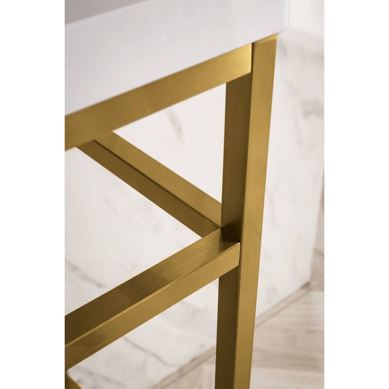 James Martin Vanities C105V20SCGWWG Boston 19-5/8" Rectangular