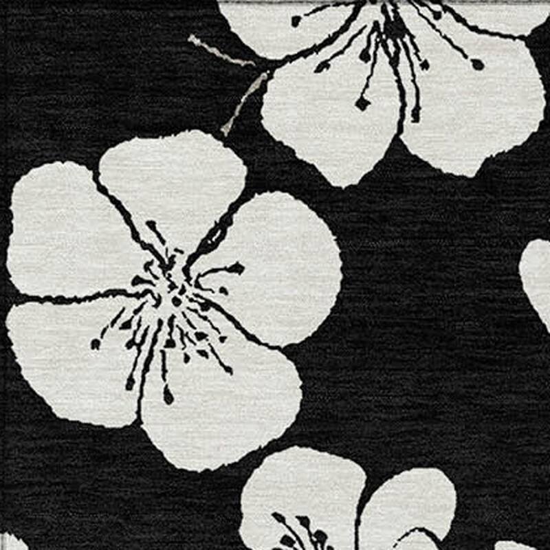 HomeRoots Floral Transitional Rectangle Outdoor Rug