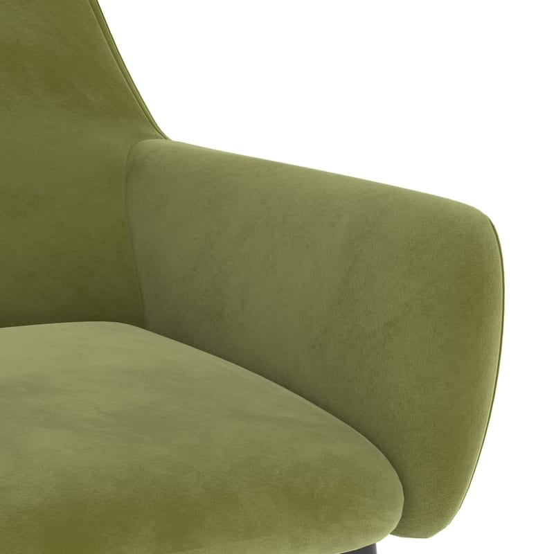 vidaXL Dining Chairs Upholstered Chair with Metal Legs for Living Room Velvet - 22" x 22" x 30.7"