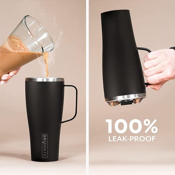 BrMate Toddy Insulated Coffee Mug with Handle & Lid - 32 oz. (Matte Black)  - Bed Bath & Beyond - 37343440