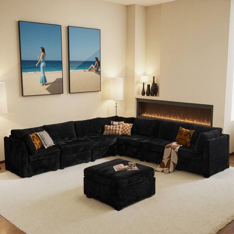 OVIOS Modern Minimalist L-Shaped Sofa​