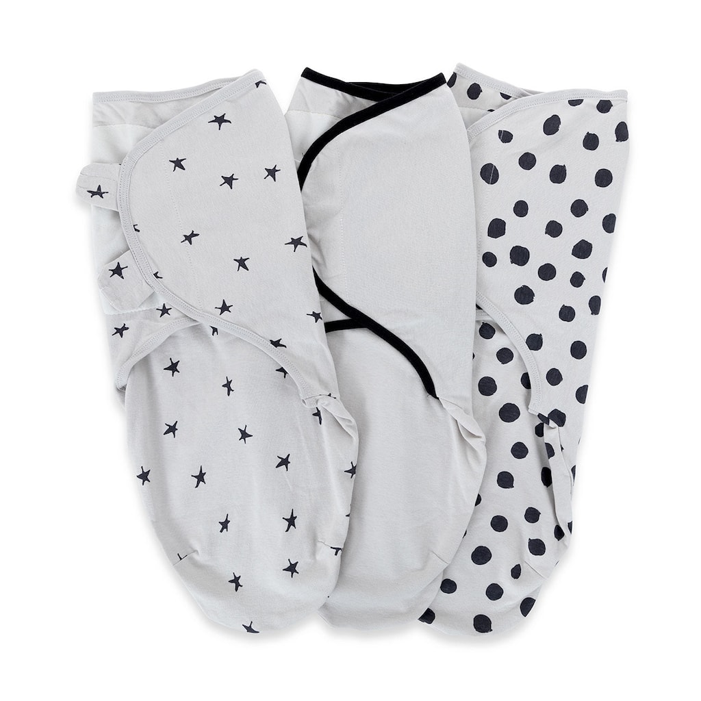 Ely's & Co. Baby Adjustable Swaddle Blanket - 3 Pack