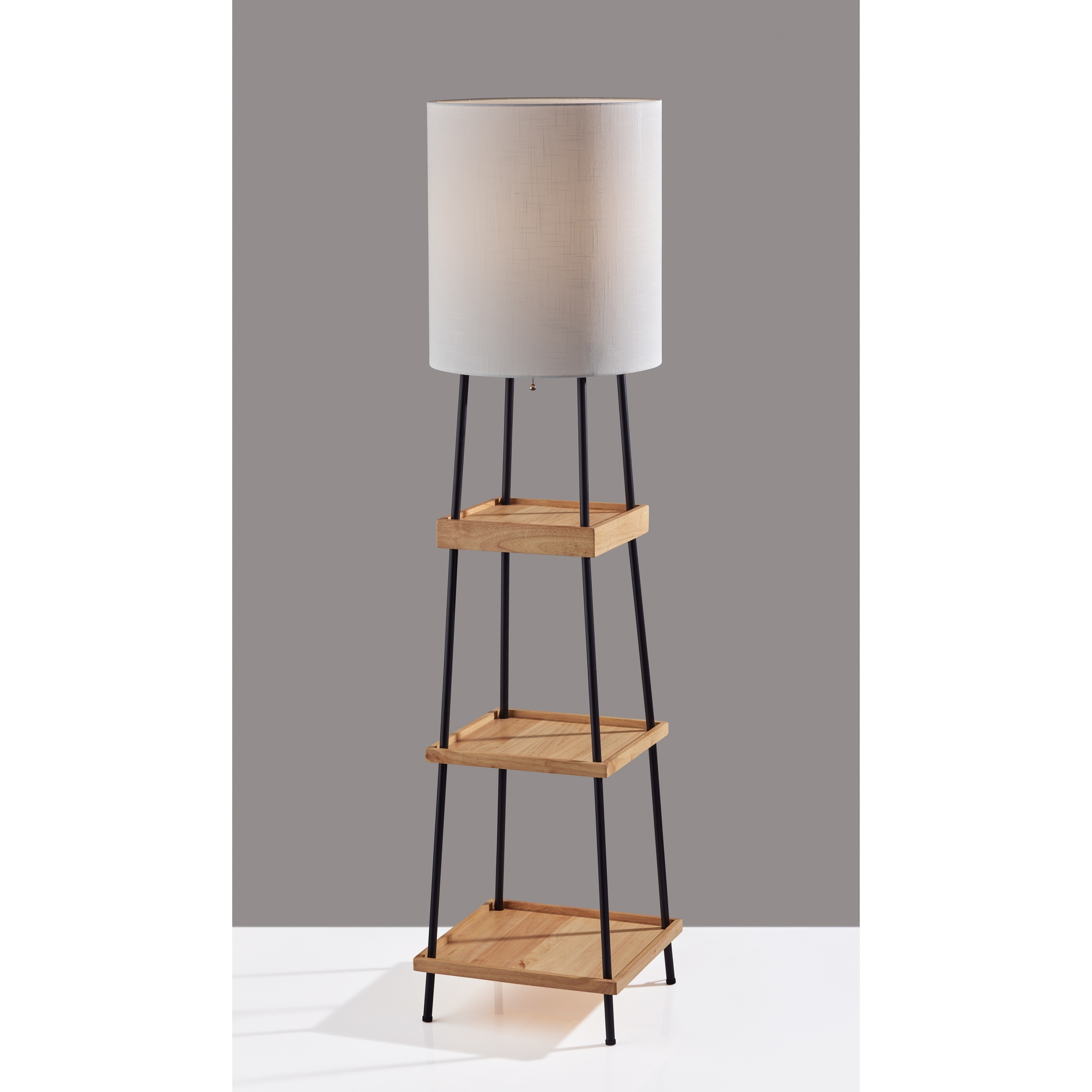 Adesso bedford shelf floor lamp outlet