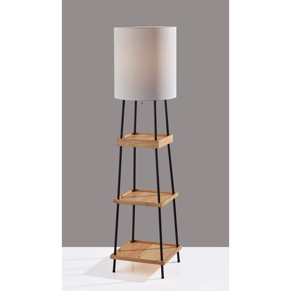 Henry AdessoCharge Shelf Floor Lamp- Natural