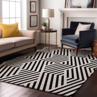 Premium Washable Super Soft Contemporary Geo Mayfield Rug