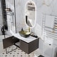 preview thumbnail 6 of 39, Vintage Aluminium Bathroom Vanity With Countertop Sink Copper Faucet Set