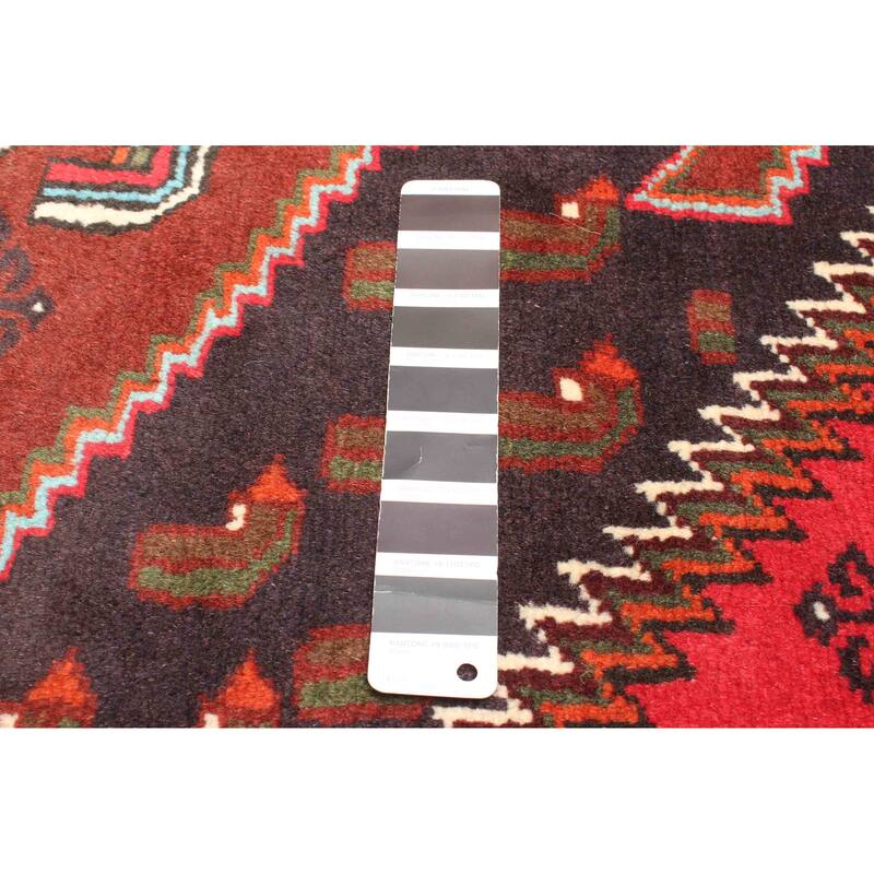 ECARPETGALLERY Hand-knotted Andelz Black Wool Rug - 4'3 x 6'6