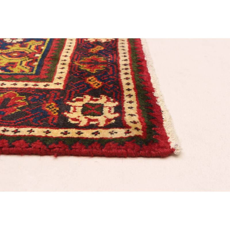 ECARPETGALLERY Hand-knotted Kayseri Red Wool Rug - 4'4 x 6'9