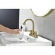 preview thumbnail 15 of 25, 4 Inch 2 Handle Centerset Lead-Free Bathroom Faucet Gold