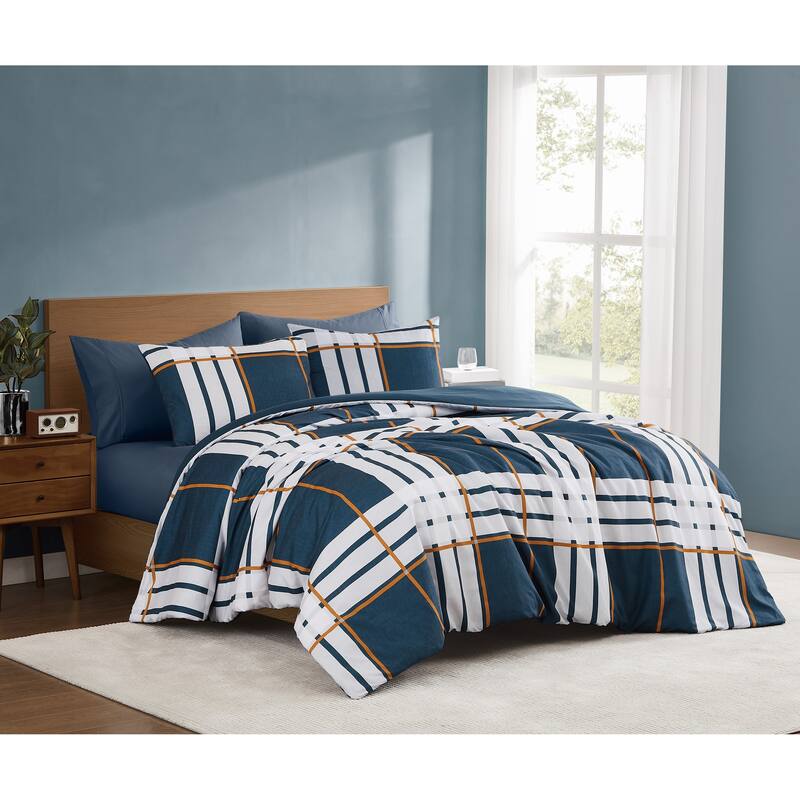 Truly Soft Henry Plaid 3 Piece Comforter Set