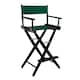 Option black frame/ hunter green canvas