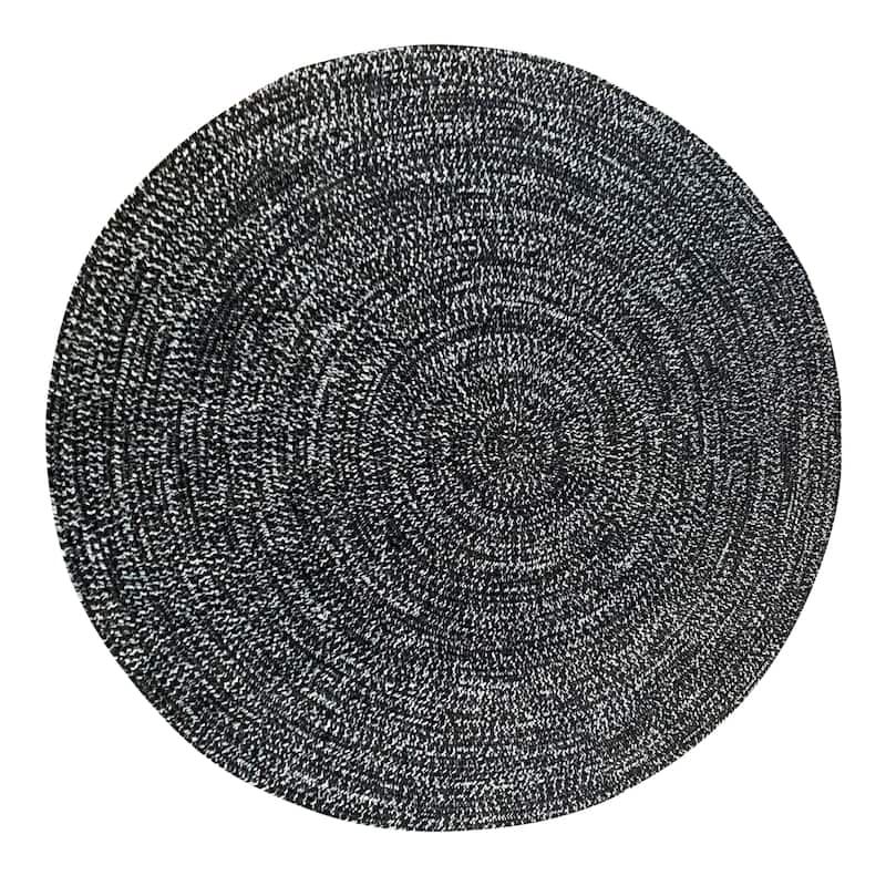 Better Trends Chenille Tweed & Solid Braid 100% Polyester Stain Resistant, Double Sided Reversible Indoor Area Rug