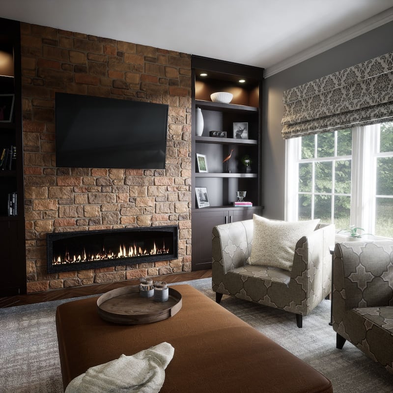 EverStone Cobblestone Faux Stone Panel, 48"W x 23 3/4"H x 1 1/8"D
