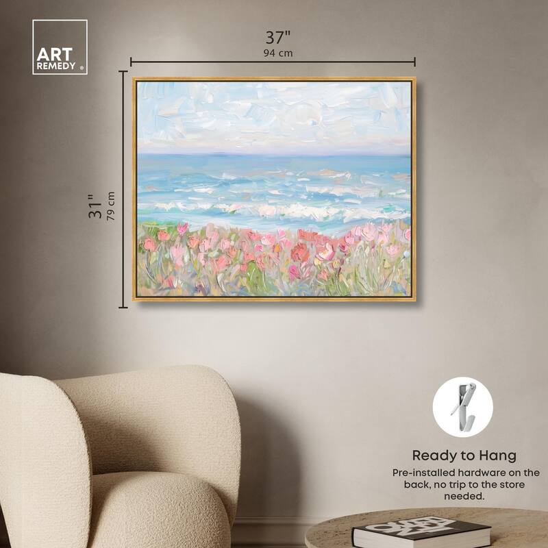 Waves of Peace Canvas by Art Remedy