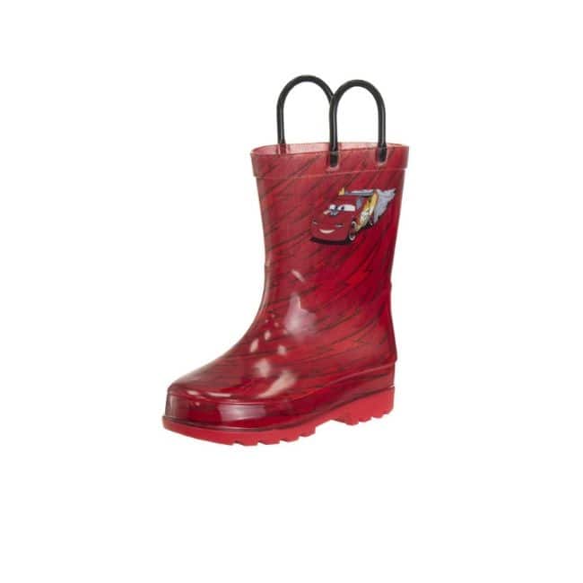 Disney Pixar Cars Boys' Lightning McQueen Rain Boots. (Toddler/Little Kids)