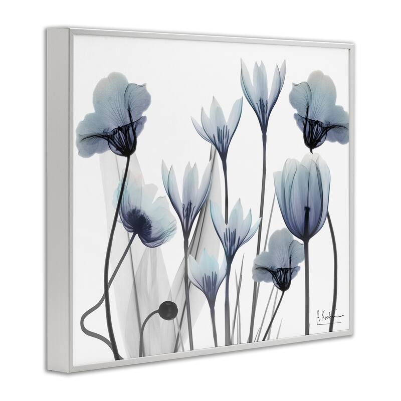Stupell Delicate Mixed Chic Blooms Framed Giclee Art Design By Albert Koetsier