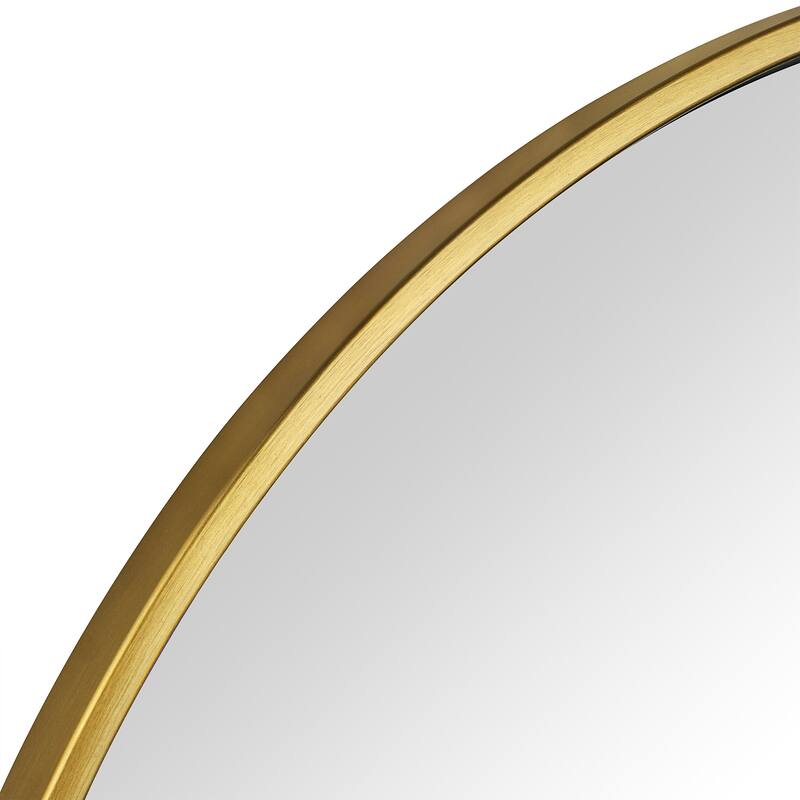 TEHOME Korra Round Wall Mirrors 30 and 36 Inch Metal Frame Options for Bathroom Bedroom & Entryway