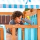 preview thumbnail 20 of 25, Teamson Kids Everett Plus Swing Set Playset with Platform, Rock Wall, and Wave Slide