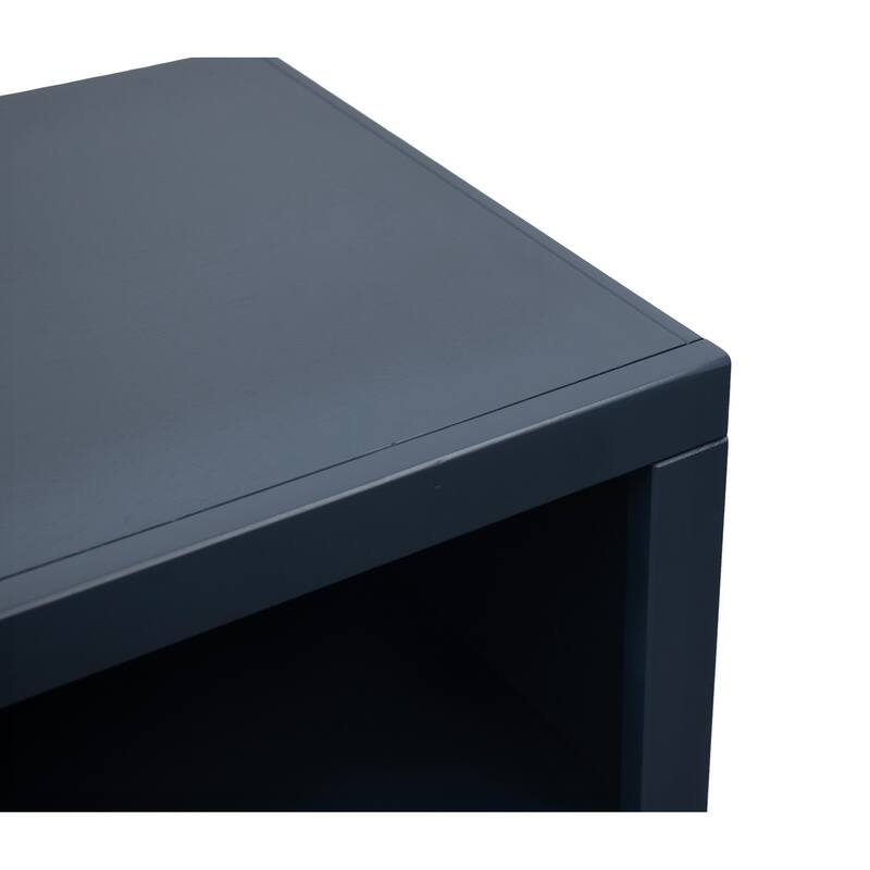 Bridgevine Home Nora Modular Open Shelf Base Platform, No Assembly Required, Two-Tone Finish